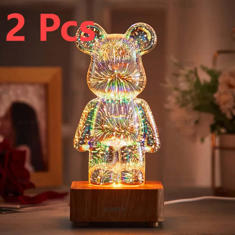 3D-Feuerwerk-Projektionslampe Bär