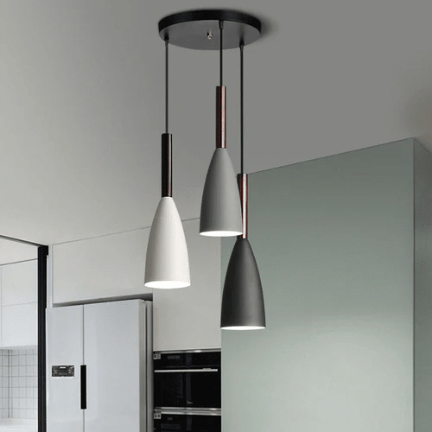 3er Set Moderne Pendelleuchten