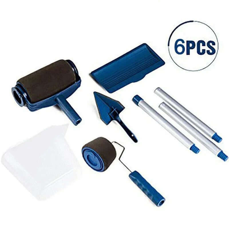 6-teiliges Malerset - Profi-Farbroller für perfekte Wände