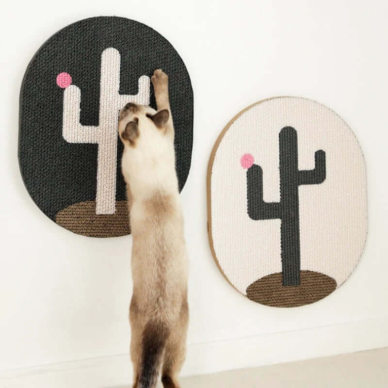 Tapis griffoir mural pour chat - meuble anti-griffes