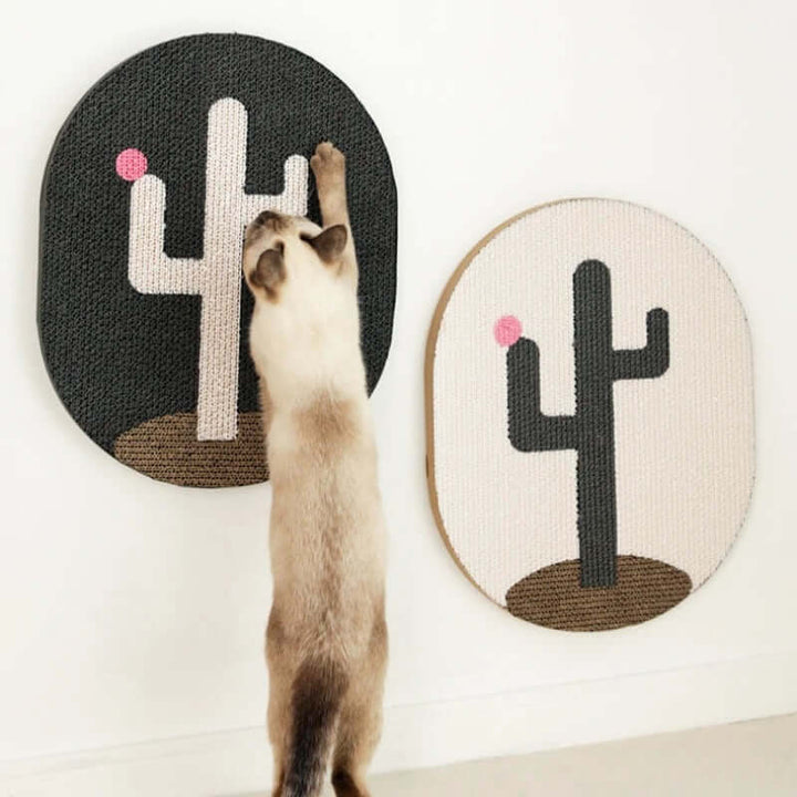 Tapis griffoir mural pour chat - meuble anti-griffes