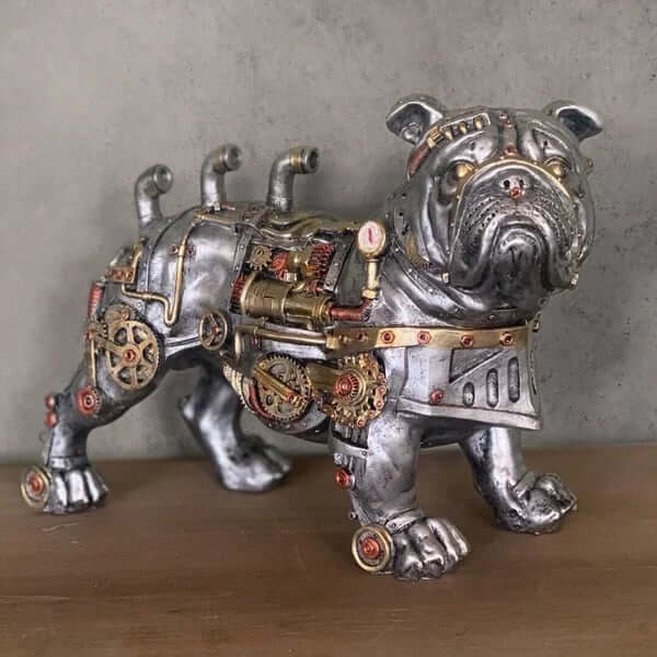 Sculptures animales mécaniques de style steampunk
