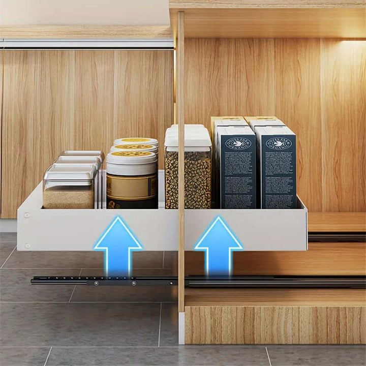 Organisateur d'étagères de cuisine extensible