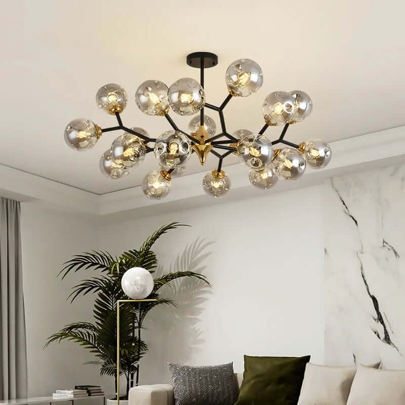 Lustre moderne en verre - LED