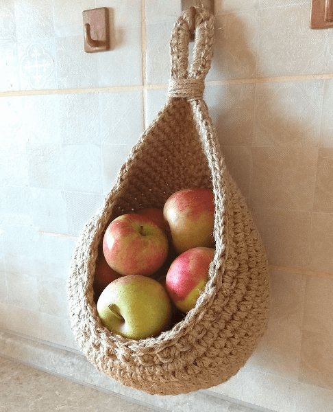 Paniers muraux suspendus pour fruits