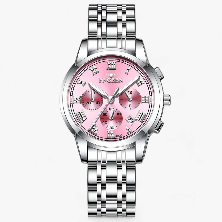 Montre élégante pour femme en titane avec cadran lumineux