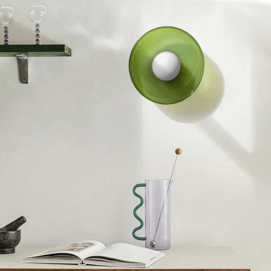 Runde LED Deckenleuchte Modern Glas Lampe