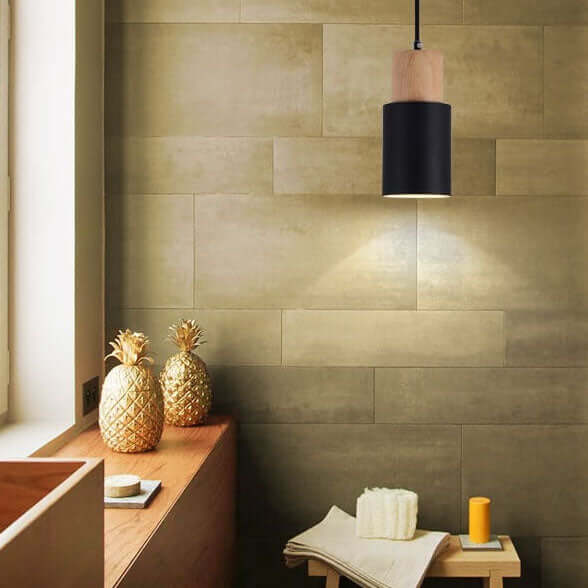 Lampe suspendue LED cylindrique moderne - éclairage élégant