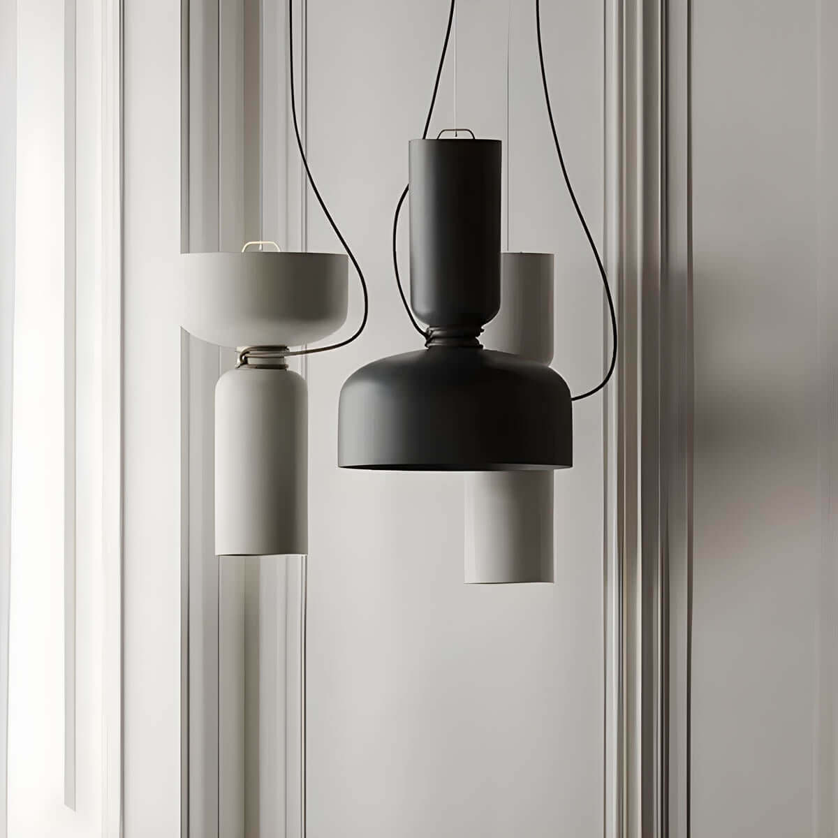 Geometrische LED Pendelleuchte Modernes Design