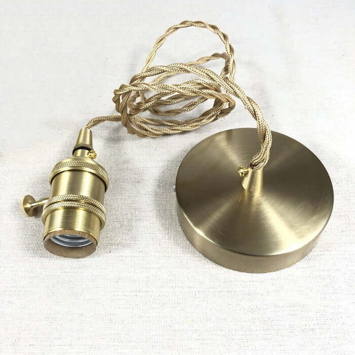 Lampe suspendue élégante en verre cristal vintage