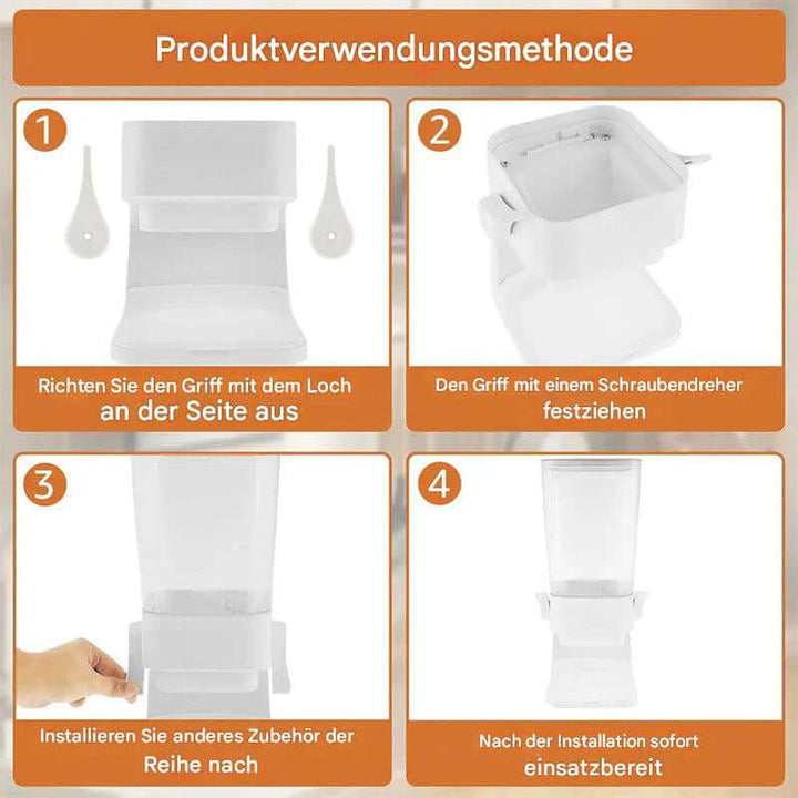 Distributeur de rangement vertical - peu encombrant et pratique