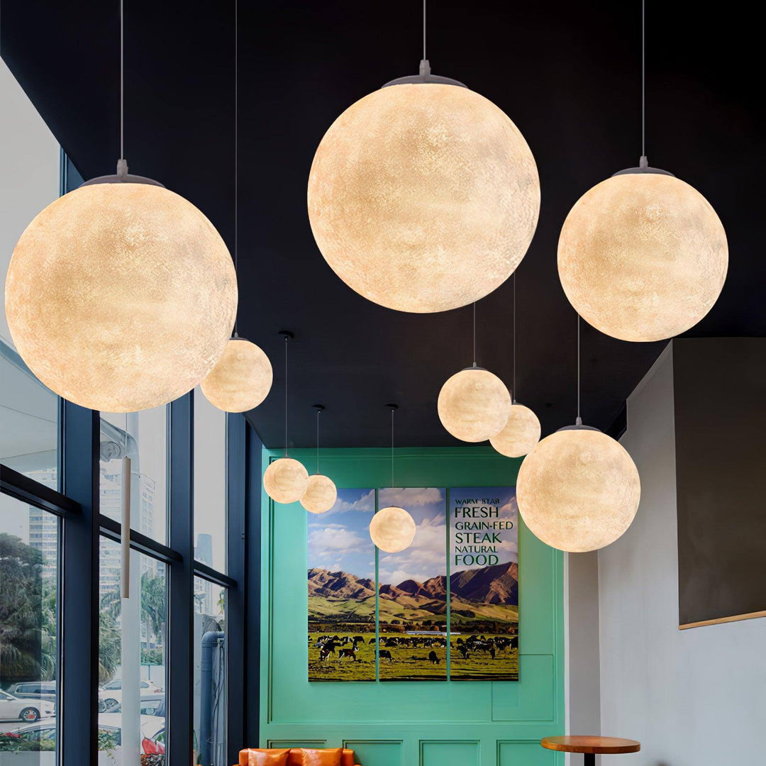 Lampe suspendue Moon au design moderne