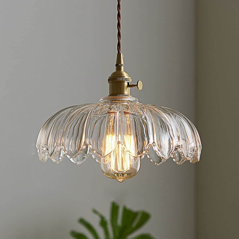Vintage Glas Hängelampe