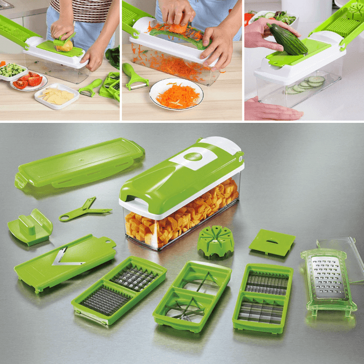 12-in-1 Multifunktionaler Gemüseschneider
