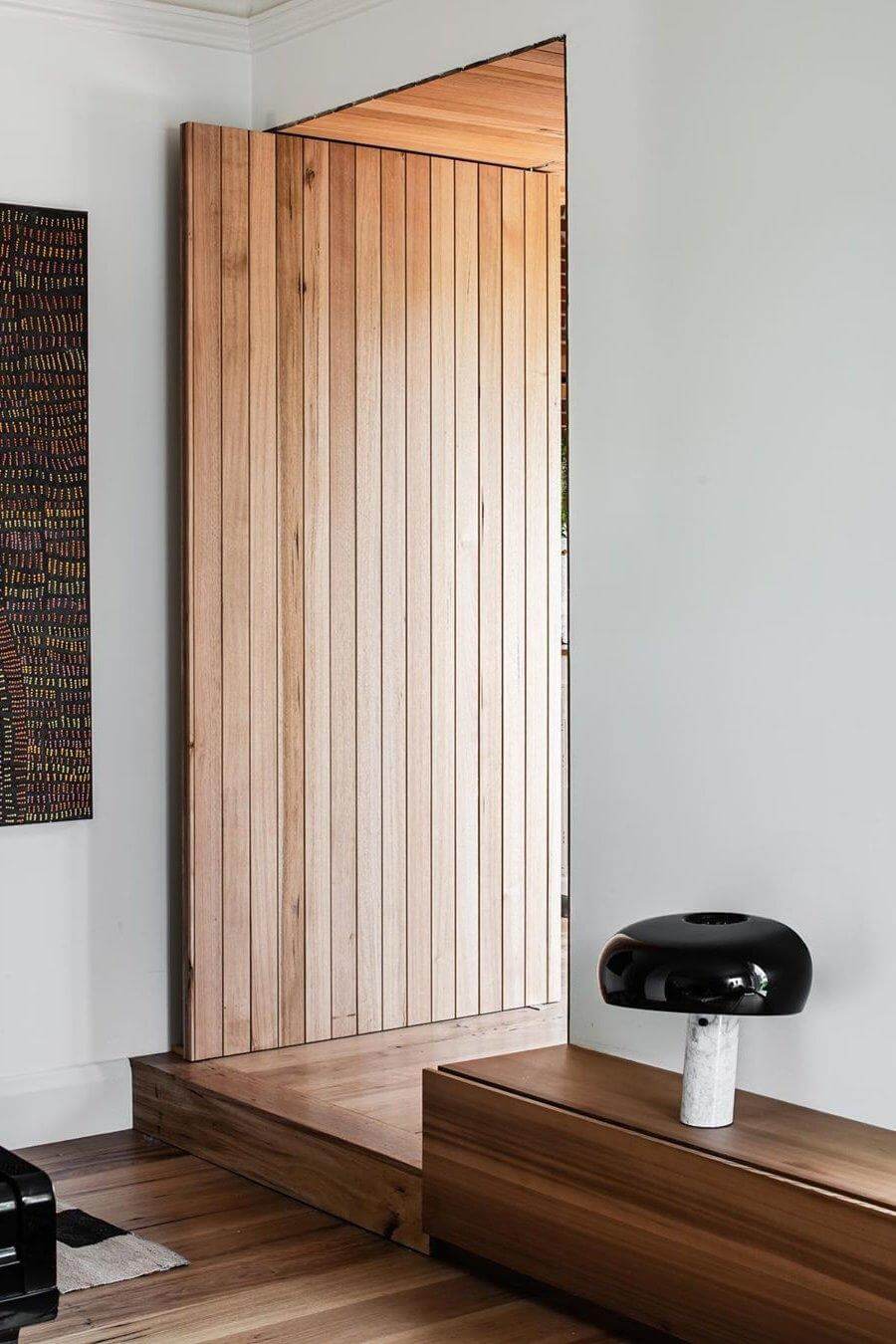 Lampe de table design en marbre