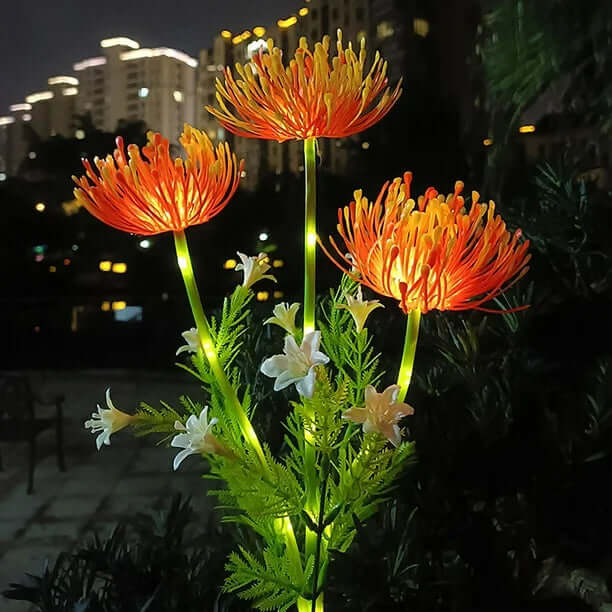 Lampe LED décorative en forme de fleur 75 cm
