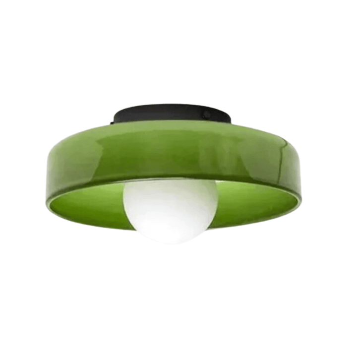 Runde LED Deckenleuchte Modern Glas Lampe