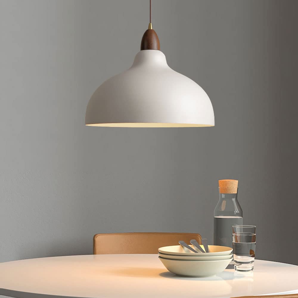 Lampe suspendue scandinave en bois