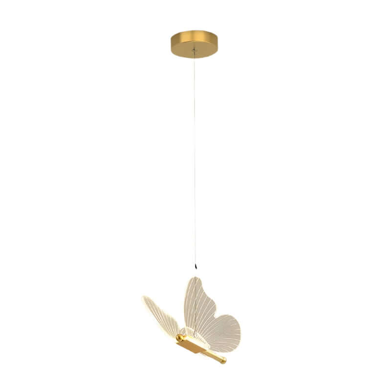 Lampe suspendue décorative en forme de papillon