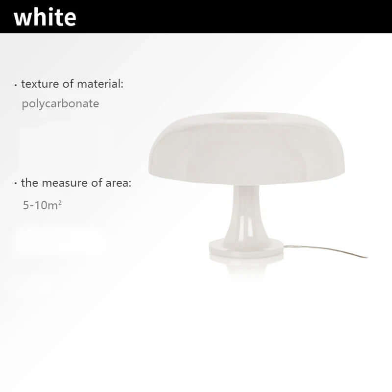 Lampe de table LED moderne au design champignon