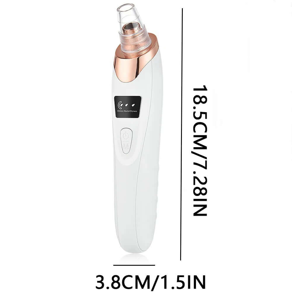 Gesichtsreinigungsgerät - Mitesserentferner mit 5 Aufsätzen