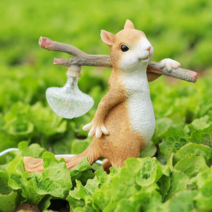 Dekorative Eichhörnchen Tischlampe mit LED