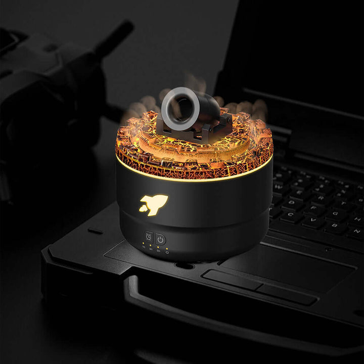 Lava-Aromadiffusor & Luftbefeuchter mit LED-Nachtlicht