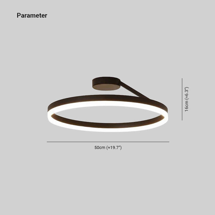 Plafonnier LED moderne pour salon