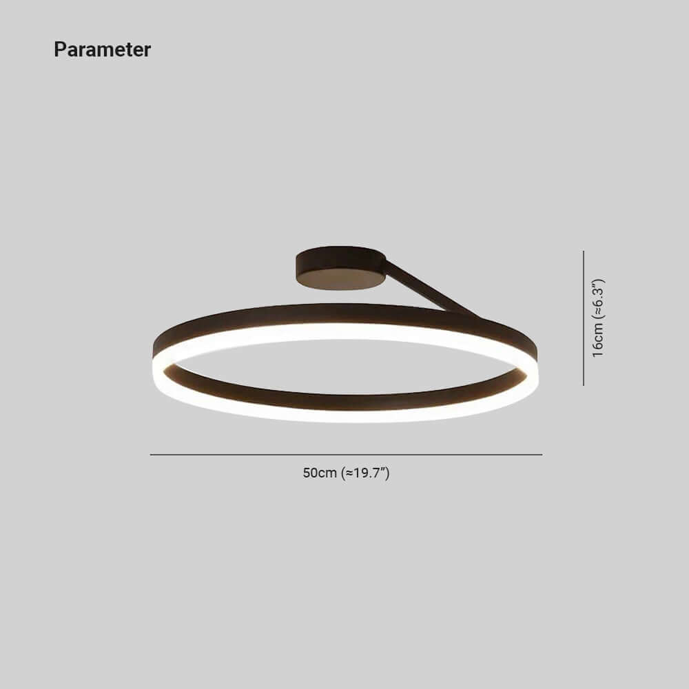 Plafonnier LED moderne pour salon