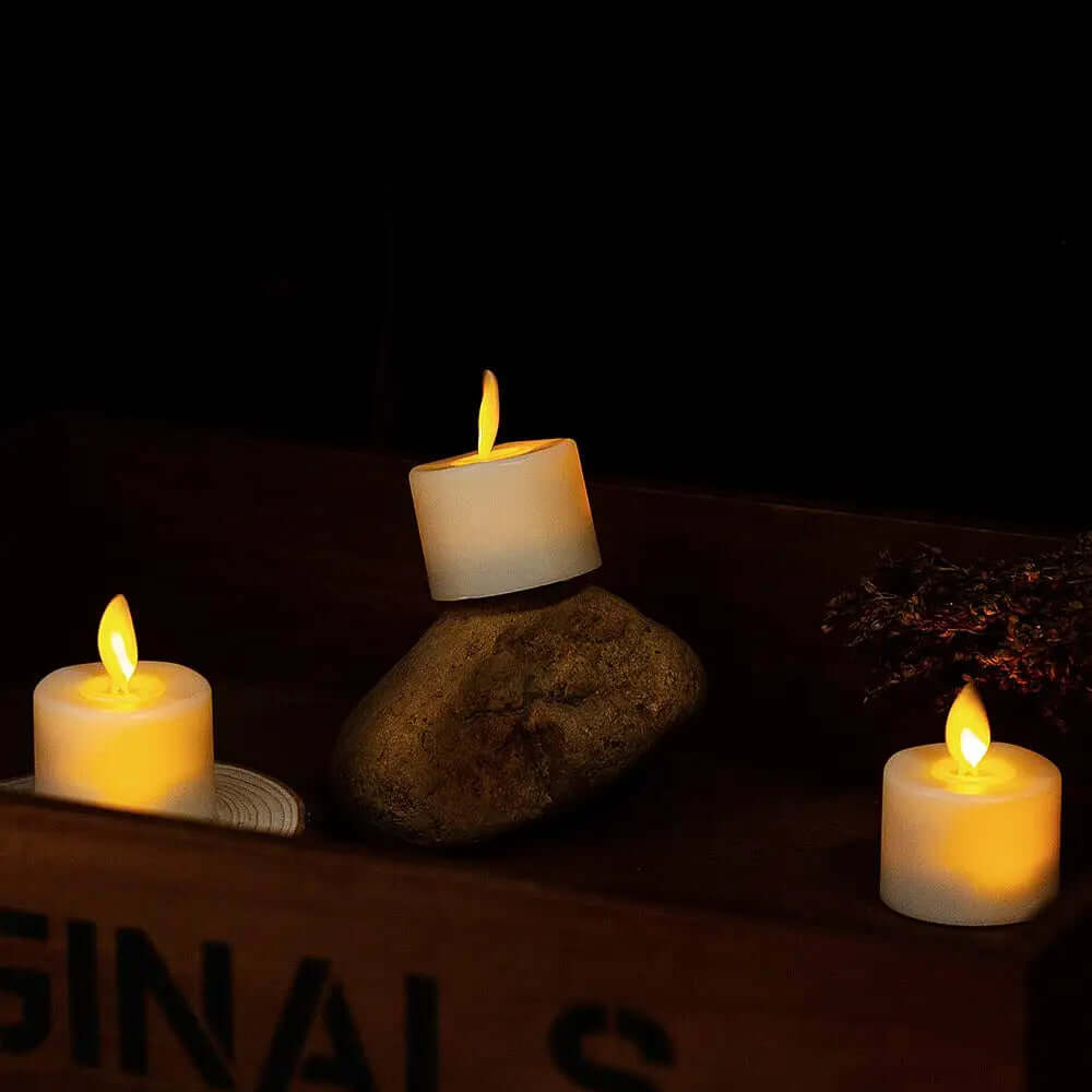 LED Kerzenset mit beweglichem Docht