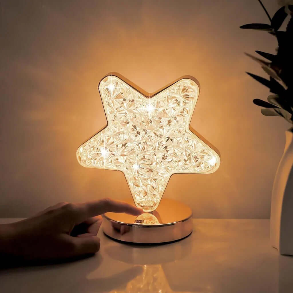 Lampe de table en cristal à intensité variable - Celestia