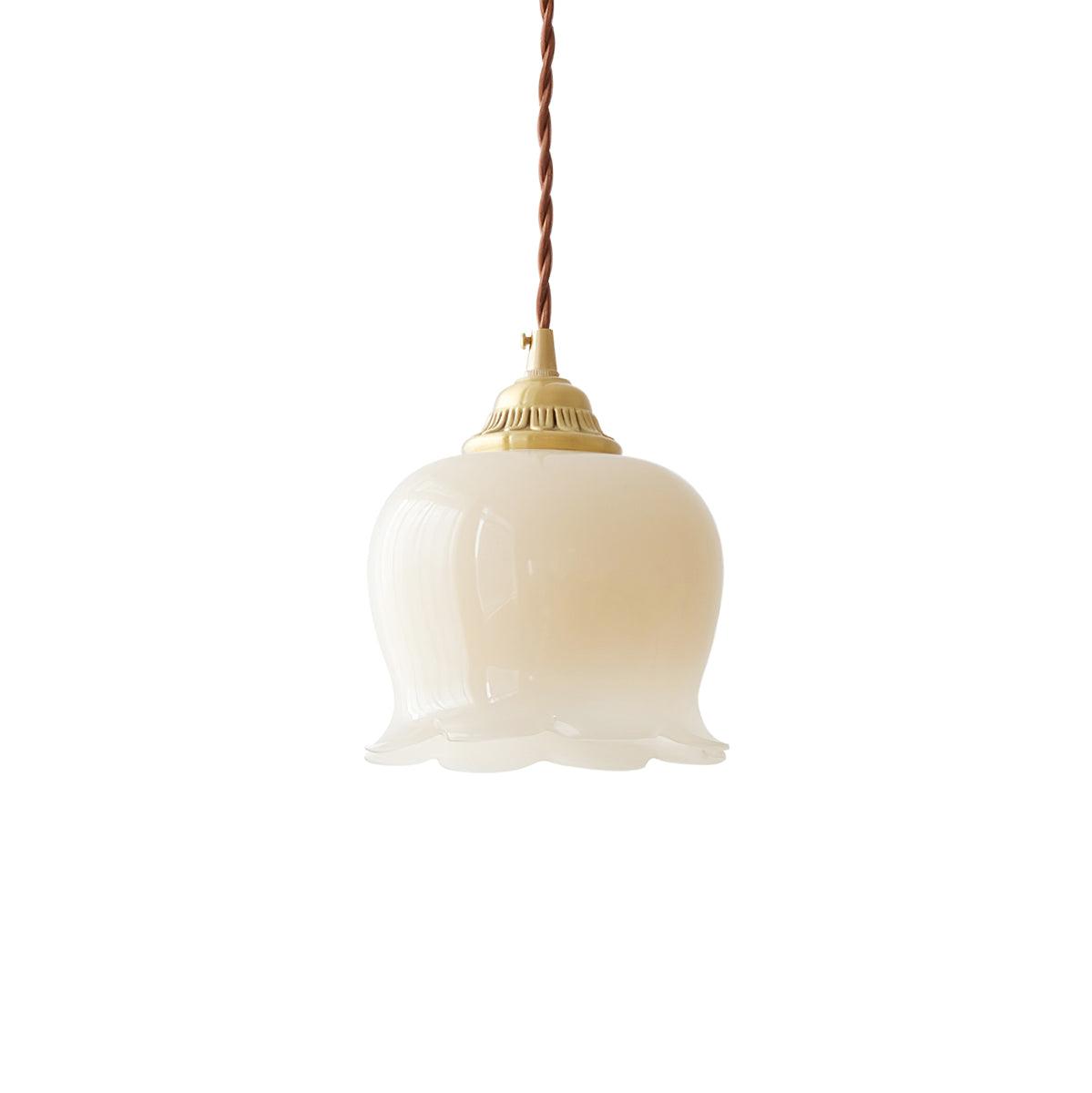 Blüten-Pendelleuchte - 14cm Durchmesser