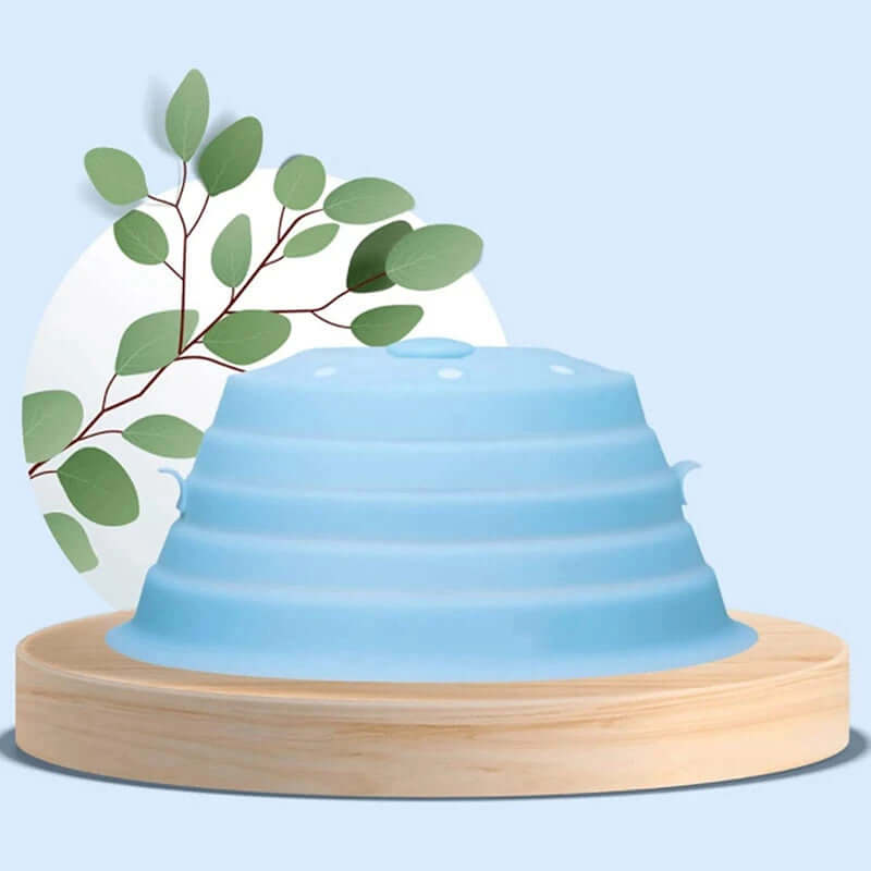 2in1 Faltbare Mikrowellenabdeckung mit Hitzeschutzgriff