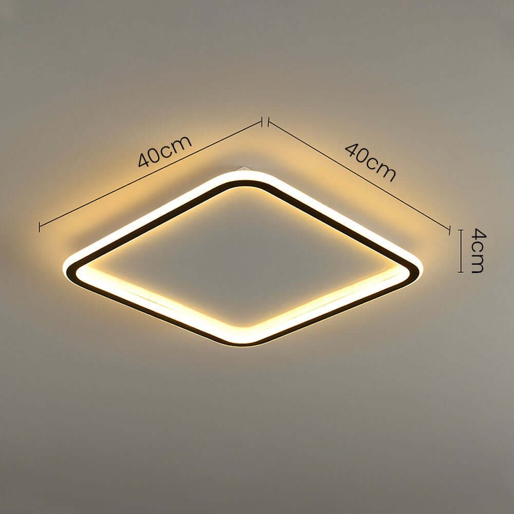 Quadratische LED Deckenleuchte