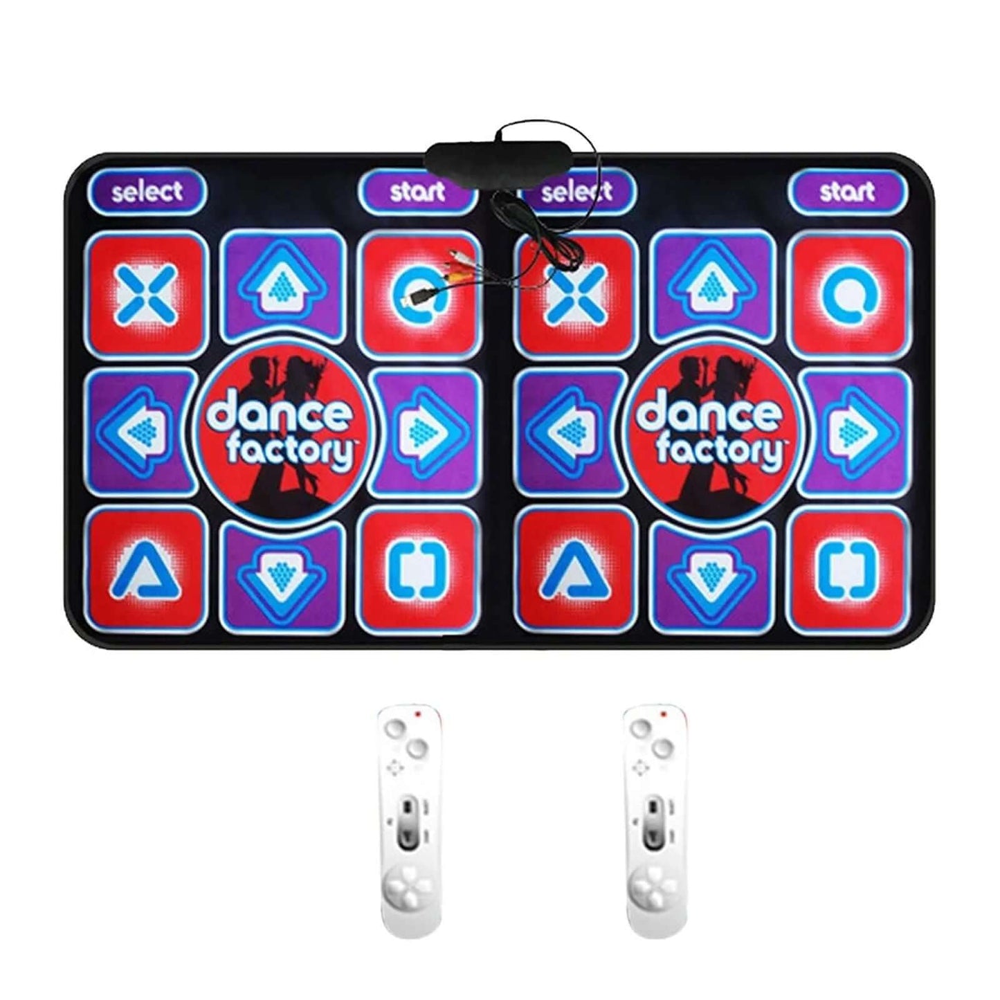 Tapis de danse double pour PC et TV - RhythmFlex