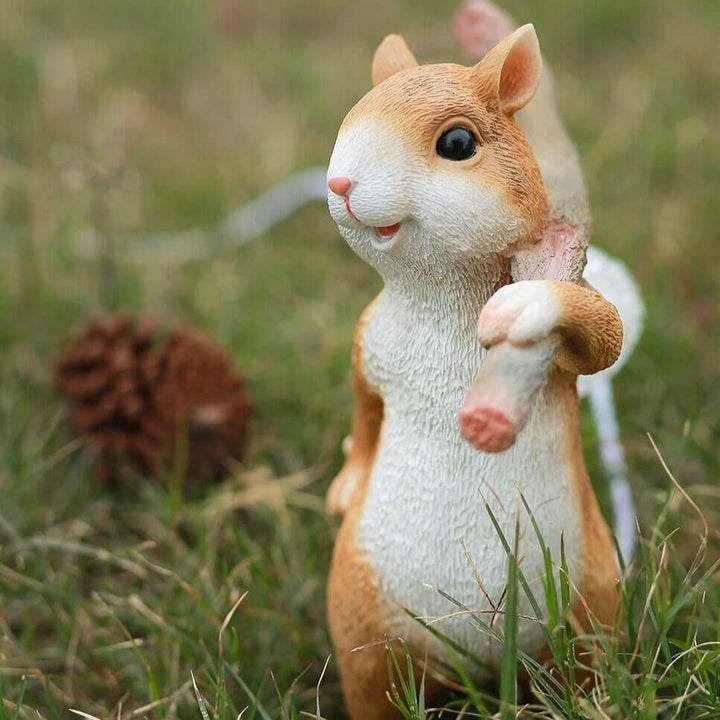 Dekorative Eichhörnchen Tischlampe mit LED