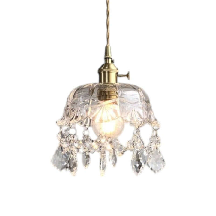 Suspension en verre cristal