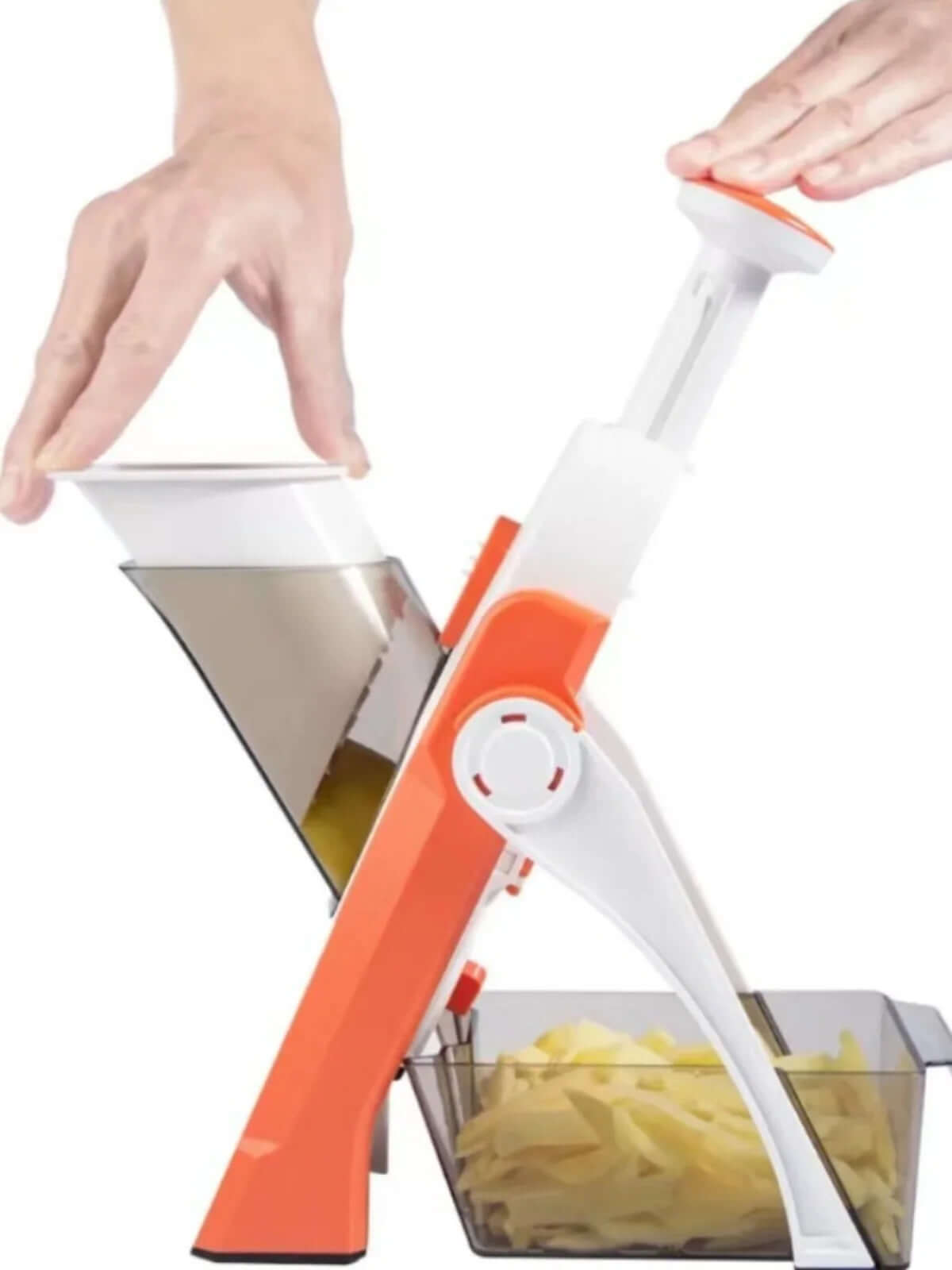 5-in-1 Gemüseschneider mit Sicherheitshalter