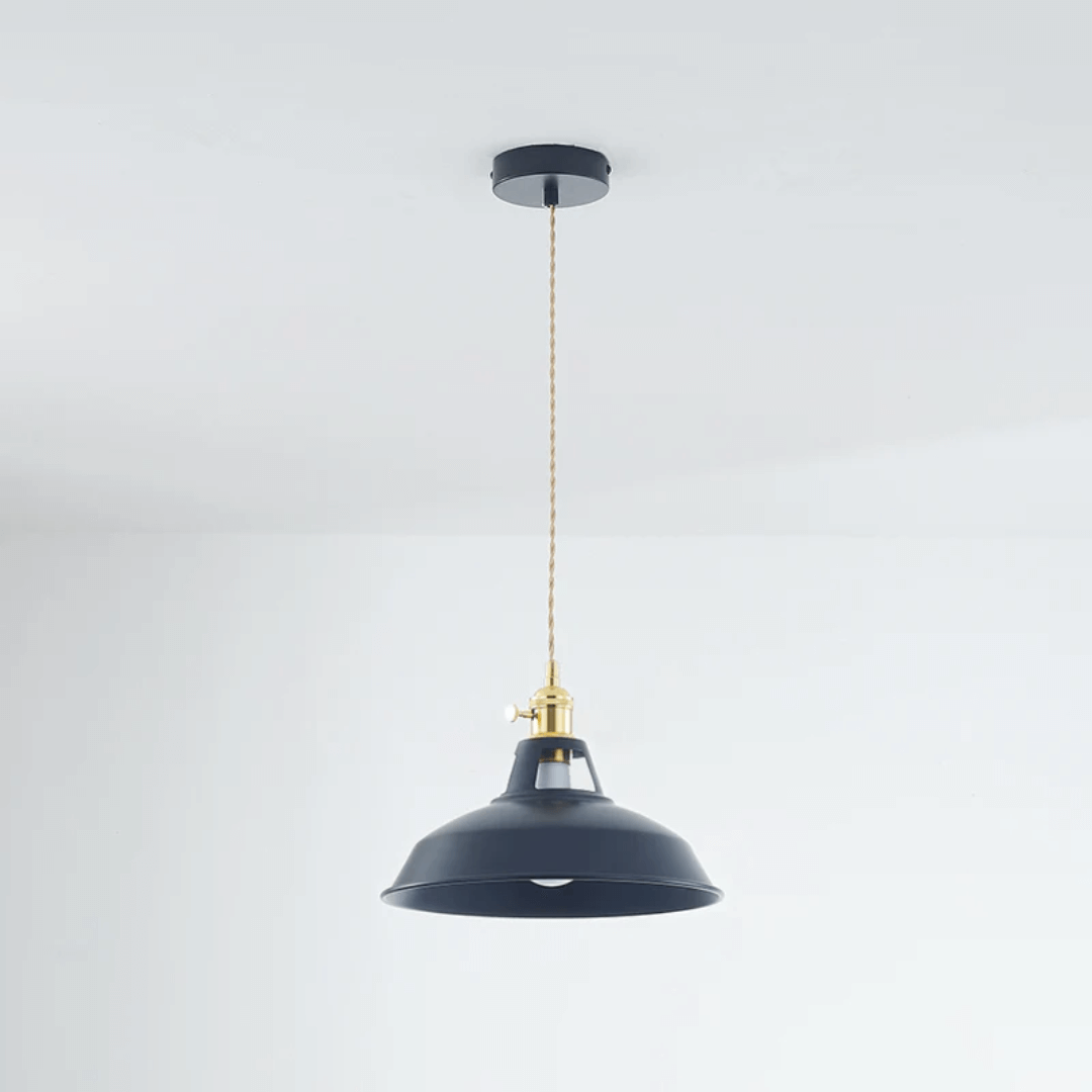 Lampe suspendue LED colorée au design moderne en métal