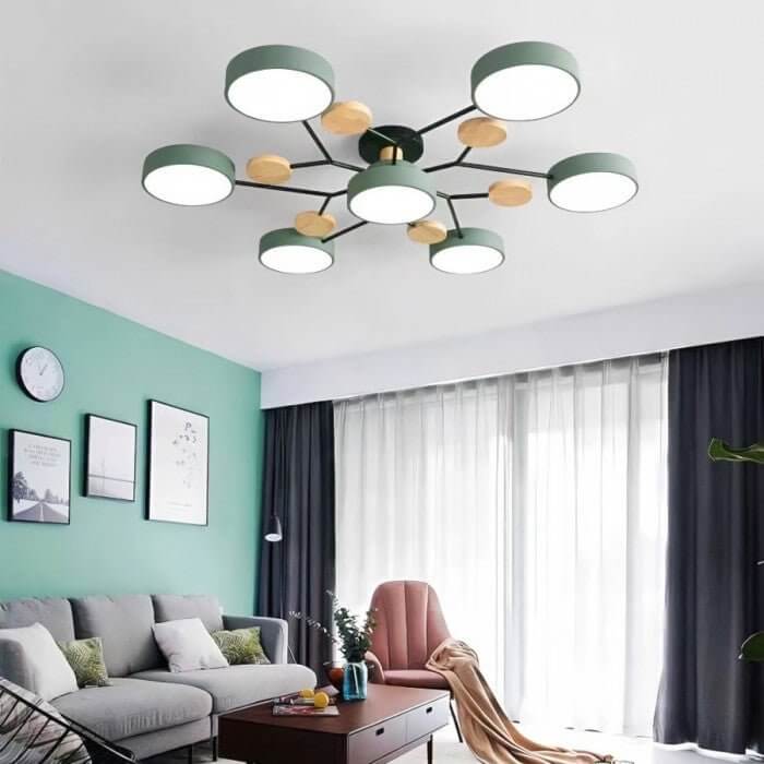 Verzweigte LED-Deckenleuchte Modernes Design