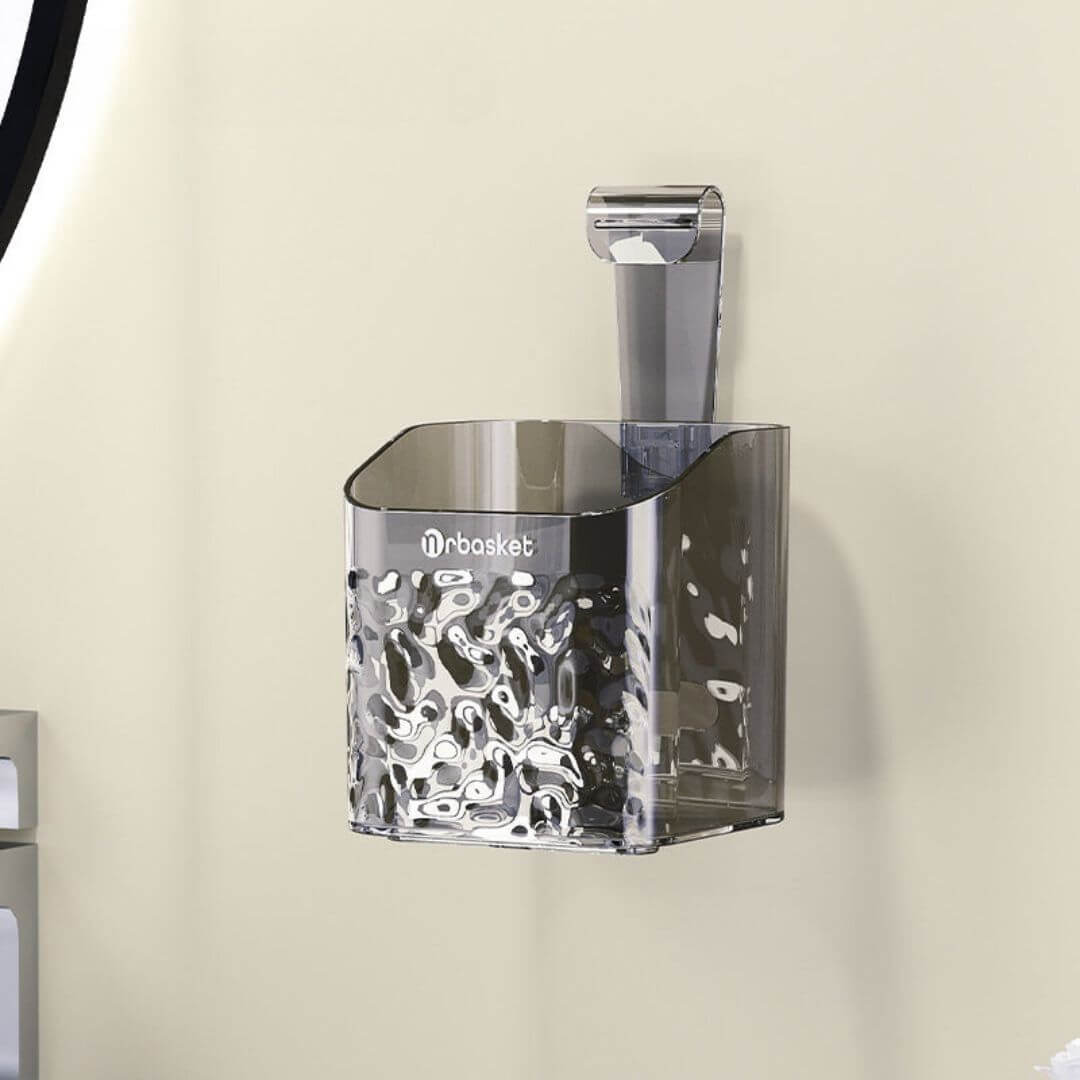 Étagère de salle de bain avec ventouses - gain de place