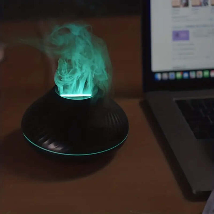 Ultraschall Aroma Diffuser mit Flammeneffekt