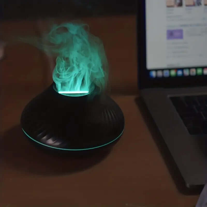 Ultraschall Aroma Diffuser mit Flammeneffekt