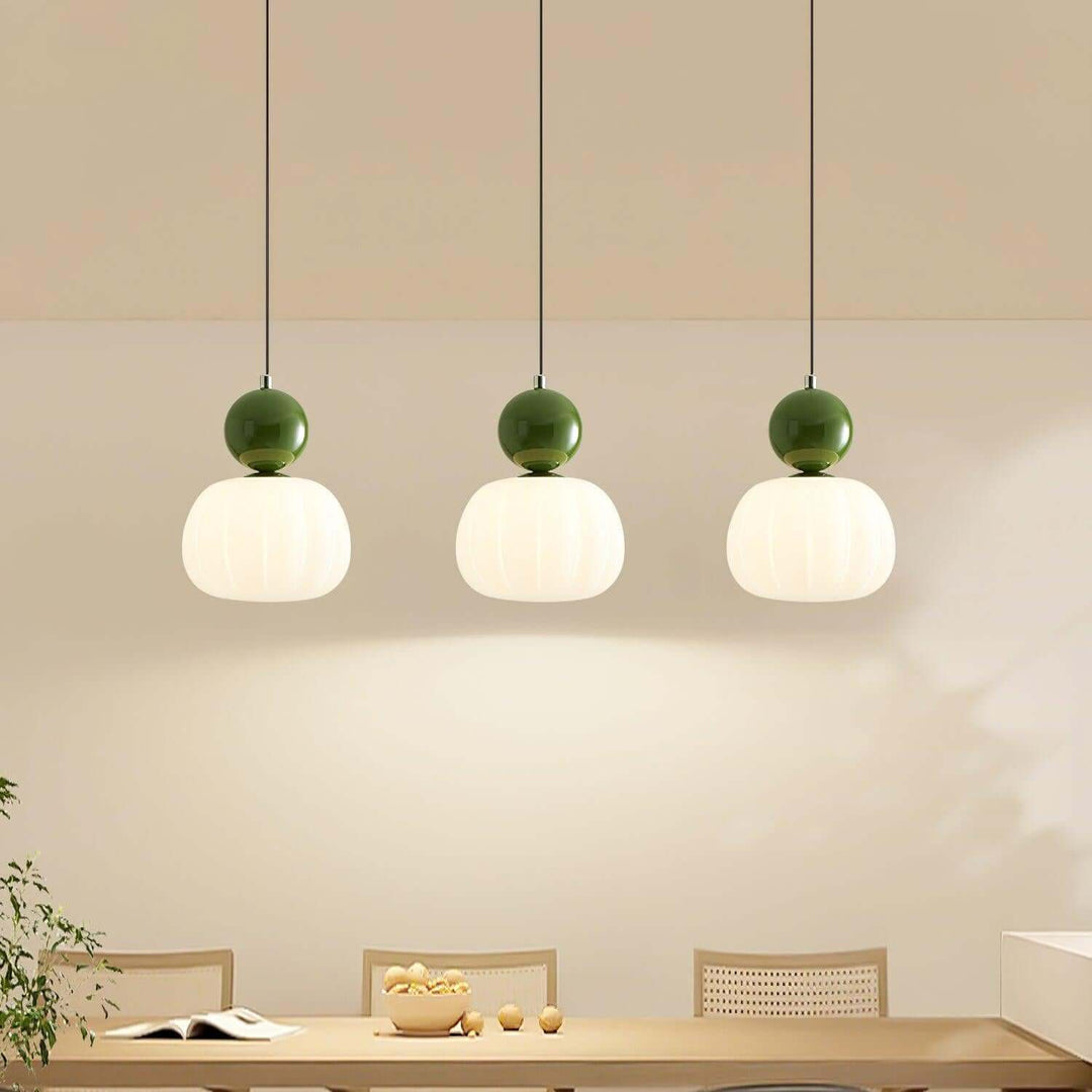 Suspension élégante en forme de citrouille, 14 cm