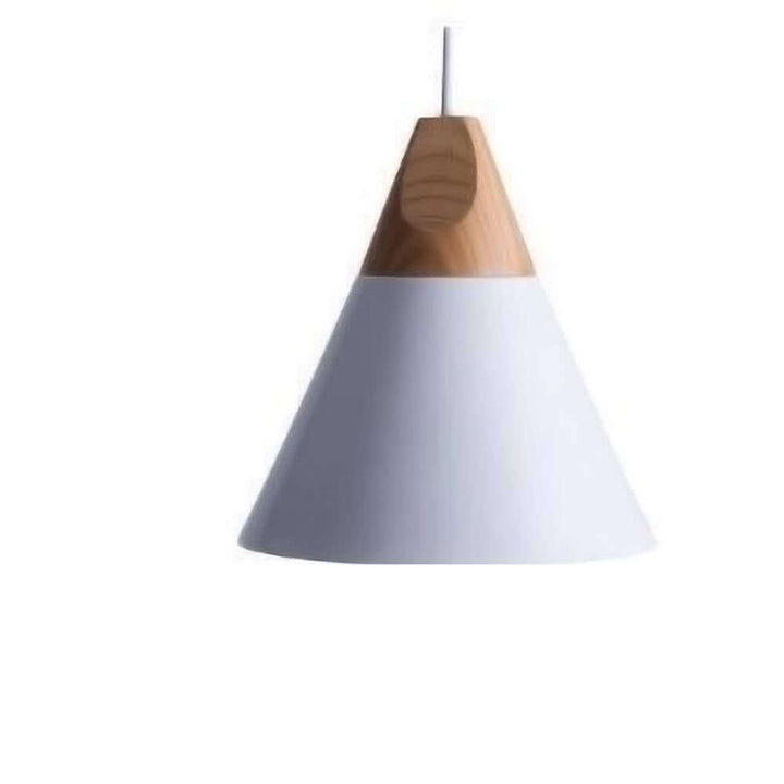 Lampe suspendue en bois et métal pour chambre d'enfant