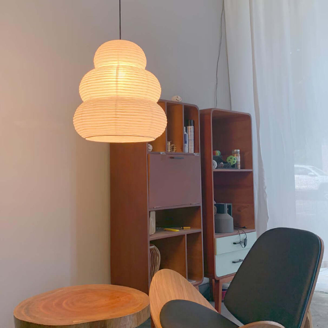Lampe suspendue en papier de riz 40cm