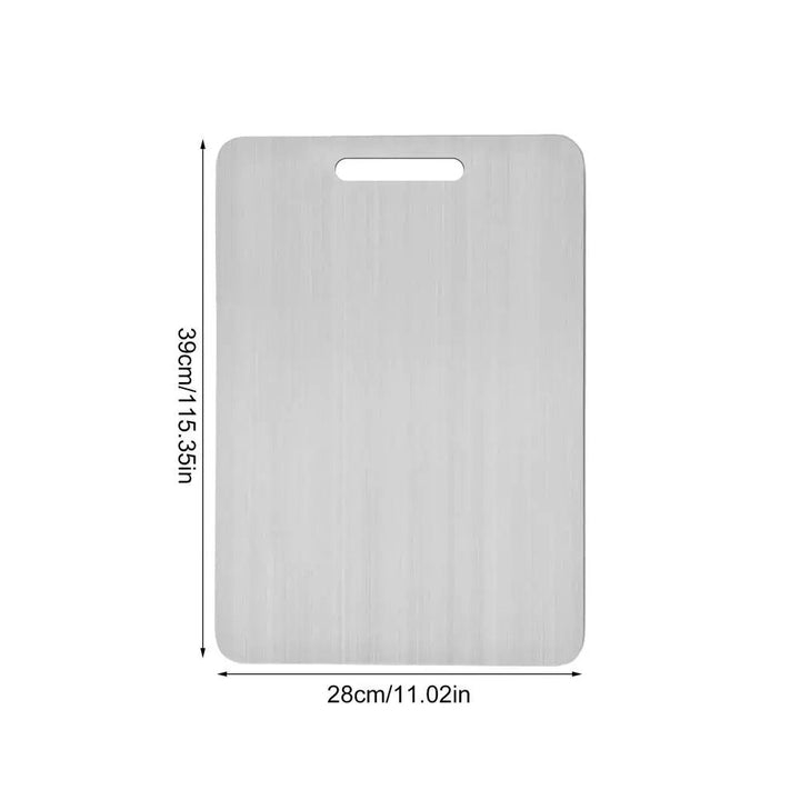 "Antibakterielles, langlebiges Titanium Schneidebrett, kratzfest und hygienisch, ideale Lösung für Profiköche."