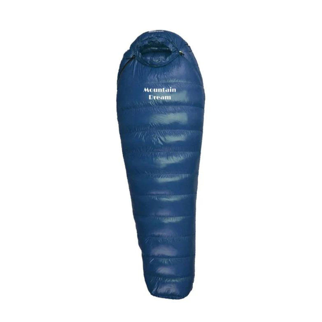 "ArcticNest Winterschlafsack in Schwarz, wasserfest, isoliert mit Entendaunen, ideal für Extremtemperaturen bis -20°C, Campin