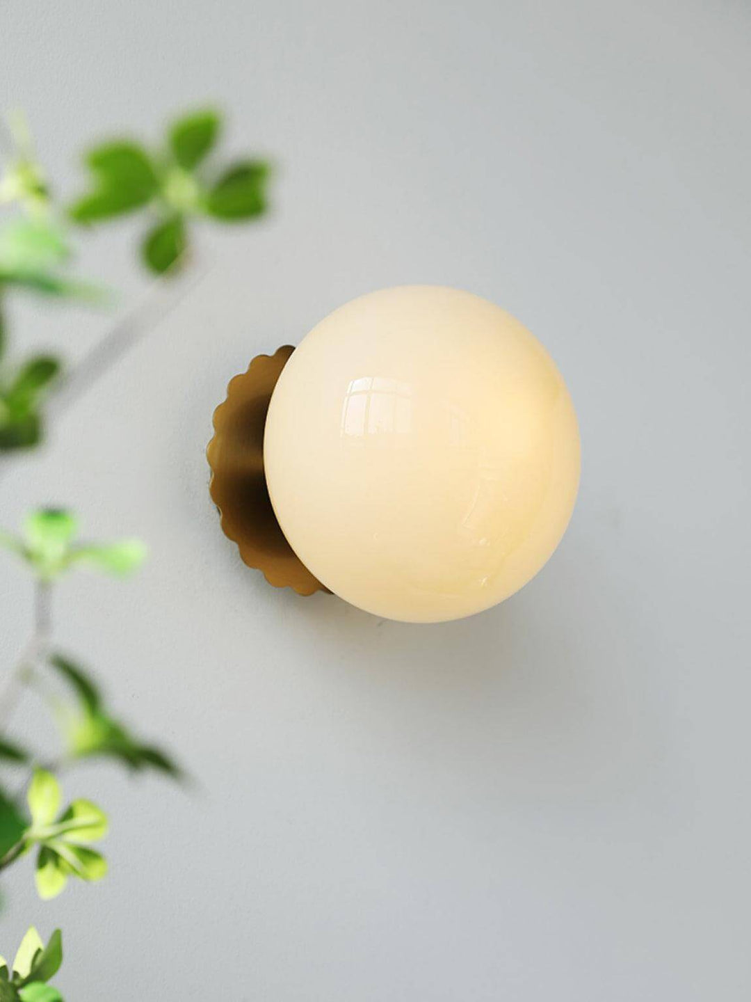 Applique murale moderne en verre rose