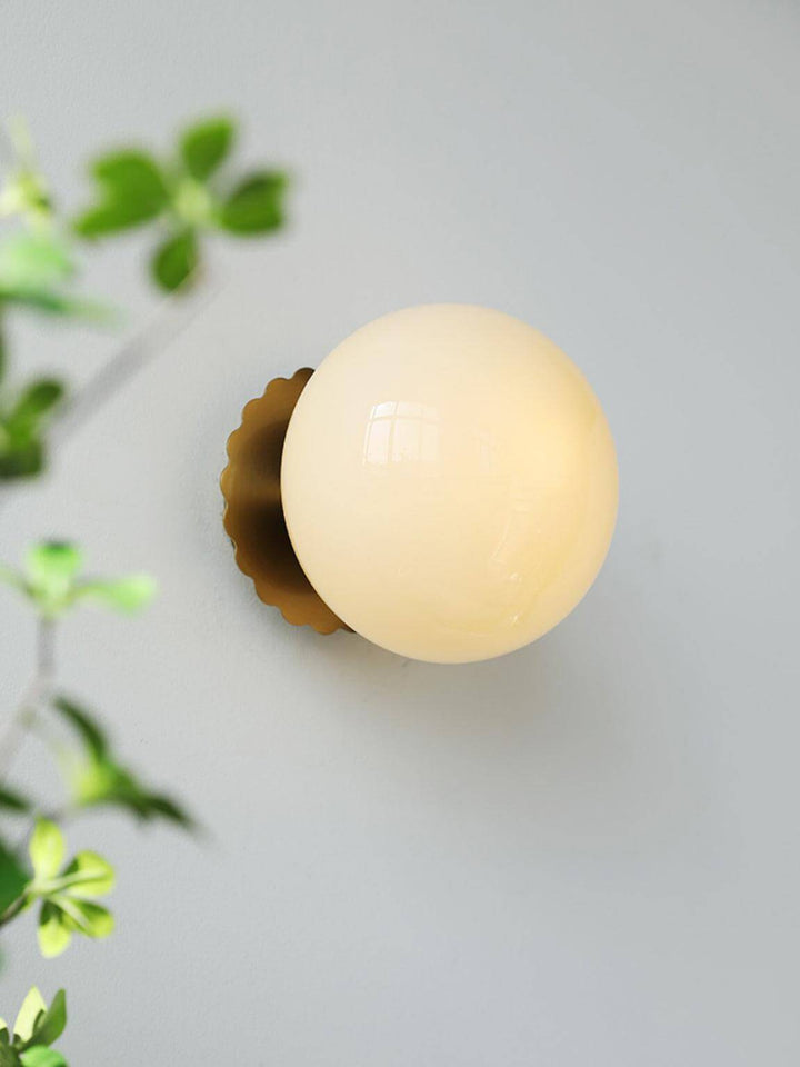 Applique murale moderne en verre rose